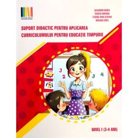 Suport didactic pentru aplicarea curriculumului pentru educatia timpurie. set 3 carti Nivel 1 3-4 ani - Alexandra Manea