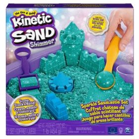 Kinetic sand castelul stralucitor din nisip albastru, Spin Master