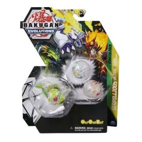 Bakugan Pachet Starter 3 Bakugani S4 Serpillious Ultra verde, Colossus si Neo Dragonoid