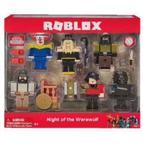 Set figurine blister, Roblox, Night of the Werewolf, 6 buc.