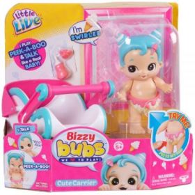 Bebelus cu functii si accesorii Swirlee, Little Live Bizzy Bubs