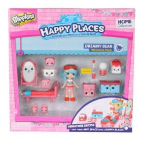 Pachet Kit-ul de bun-venit, Shopkins Happy Places, Dreamy Bear