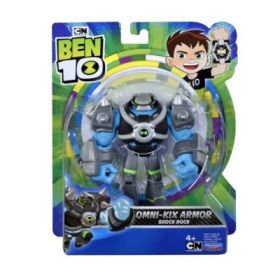 Figurina Blister, Omni-Kix Armura Shock Rock 12 cm, Ben 10