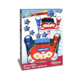 Microfon dublu, albastru, Bontempi
