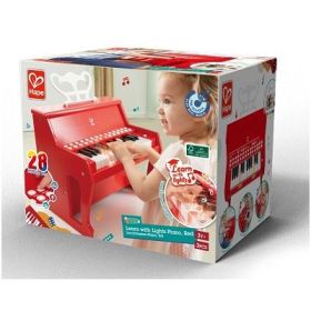 Pian electronic rosu, cu lumini, Hape