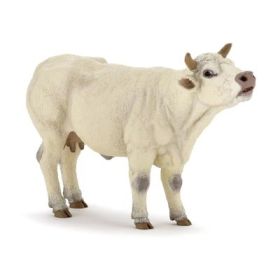Figurina Papo vaca Charolais mugind