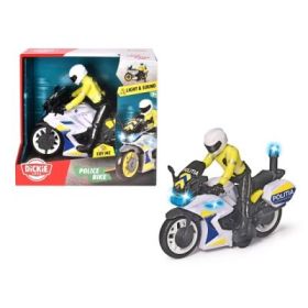 Motocicleta de politie, 17 cm, Dickie