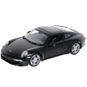Masinuta metalica Porsche 911 negru scara 1 la 24
