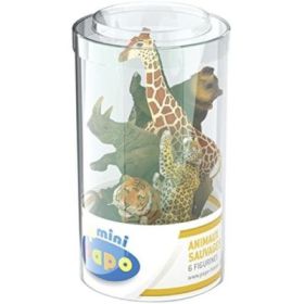 Figurina Papo set 6 minianimale salbatice