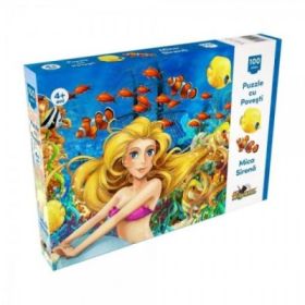 Puzzle Mica Sirena, 100 piese, Noriel