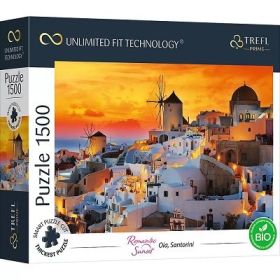 Puzzle UFT 1500 piese, Oia Santorini, Trefl
