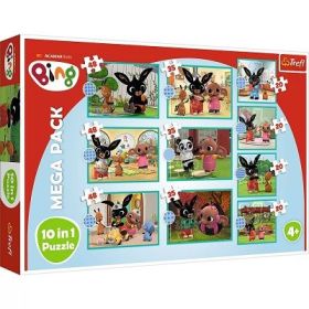 Puzzle 10in1 Bing Lumea fantastica, Trefl