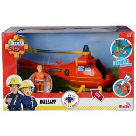 Elicopterul Wallaby si figurina Tom Thomas, Pompierul Sam