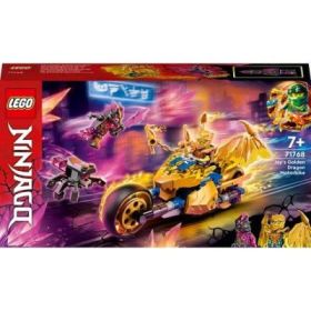 LEGO NINJAGO. Motocicleta-dragon aurie a lui Jay 71768, 280 piese