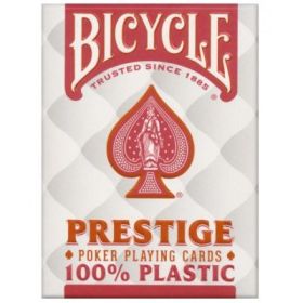 Pachet carti de joc poker profesionale Bicycle Prestige Rosu