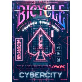 Carti de joc poker, Bicycle, Cyberpunk Cyber City