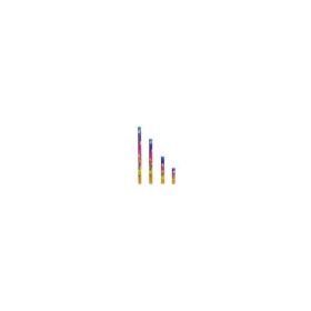 Confetti color, tub cu presiune, 100 cm