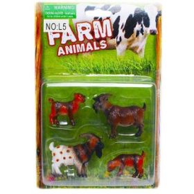 Figurine capre + iezi, 4 buc./ blister