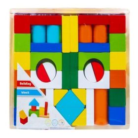 Forme geometrice, din lemn, color
