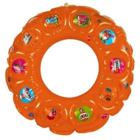 Colac baie gonflabil, cu alveole, 80 cm, portocaliu