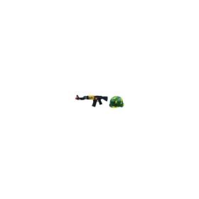 Pistol mitraliera + casca