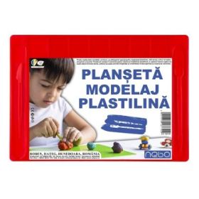 Planseta Modelaj cu Accesorii 28x20 cm, rosu, NEBO