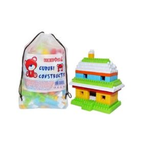 Cuburi Constructii ambalaj mare, 320 piese / 570 g