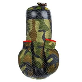 Sac box camuflaj + manusi, 50 cm