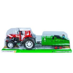Tractor cu remorca si combina