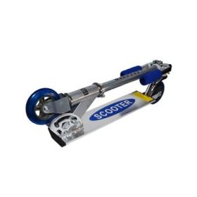 Trotineta cadru aluminiu, 2 roti, 76 cm, albastra