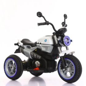Motocicleta cu Acumulator, 2 motoare, 12V, alba