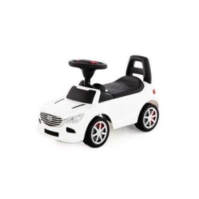 Masinuta Supercar, alba, fara pedale, 66x28. 5x30 cm