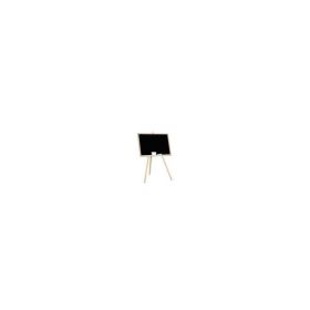 Tablita de lemn, neagra, 96 cm + Suport + Accesorii
