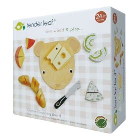 Tabla de tocat branza, din lemn premium, 13 piese