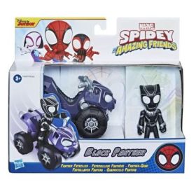 Spidey prietenii extraordinari. Set vehicul si figurina Black Panther