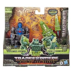 Transformers 7 Beast Alliance. Set 2 figurine Optimus Primal si Skullcruncher 13 cm