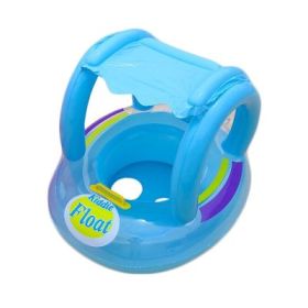 Colac baie Gonflabil, cu Protectie Solara, albastru