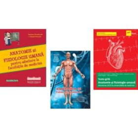 Pachet Anatomie si fiziologie Barron's pentru admitere la facultatile de medicina. Manual si teste - Barbara Krumhardt, Lorela Caradan, Alexandru Mihai Antohi