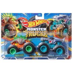 Monster Truck Set 2 masini scara 1: 64 Motosaurus si Mega Wrex
