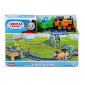 Set de joaca cu locomotiva Push along Nia si accesorii