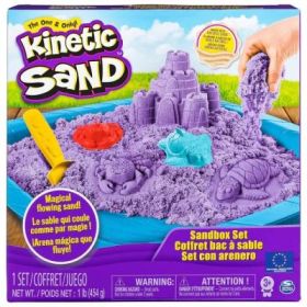 Nisip kinetic Set complet mov 454 g., Spin Master