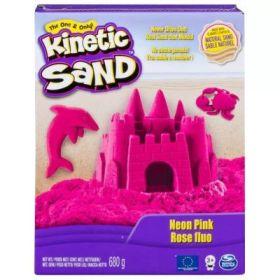 Nisip kinetic Deluxe 680 g roz neon