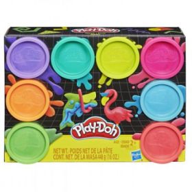 Set 8 borcanase neon, Play Doh