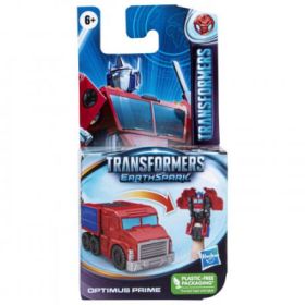 Transformers 7 Earthspark Tacticon. Figurina transformabila Optimus Prime 6. 5 cm