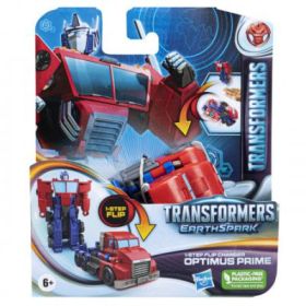 Transformers 7 Earthspark. Figurina transformabila Optimus Prime 6 cm