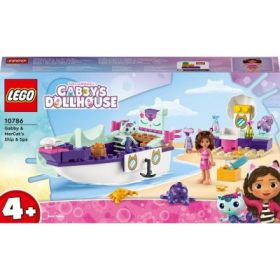 LEGO Gabbys Dollhouse. Barca cu spa a lui Gabby si a Pisirenei 10786, 88 piese