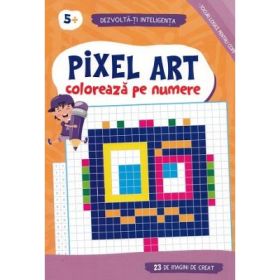 Pixel Art. Coloreaza pe numere 5 ani+