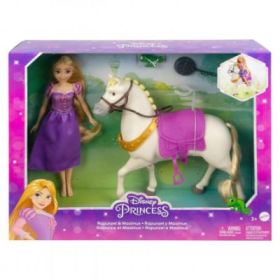 Set papusa Rapunzel si calul Maximus