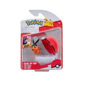Figurine Clip N Go, Tepig &amp; Poke Ball