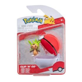 Figurine Clip N Go, Chespin &amp; Poke Ball